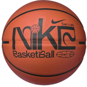 М'яч баскетбольний Nike EVERYDAY PLAYGROUND 8P GRAPHIC DEFLATED AMBER/BLACK/BLACK/WHITE size 7