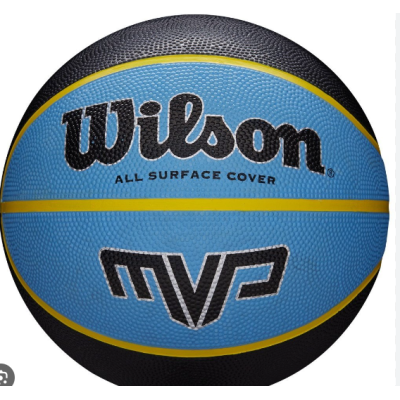 М'яч баскетбольний Wilson MVP 275 black/blue size 5