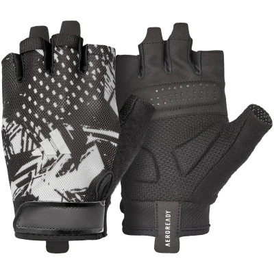 Рукавички для тренінгу Adidas Essential Training Gloves чорний, сірий Уні XS