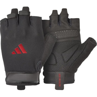 Рукавички для тренінгу Adidas Essential Training Gloves чорний, червоний XL (ADGB-15004RD)