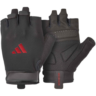 Рукавички для тренінгу Adidas Essential Training Gloves чорний, червоний Уні S