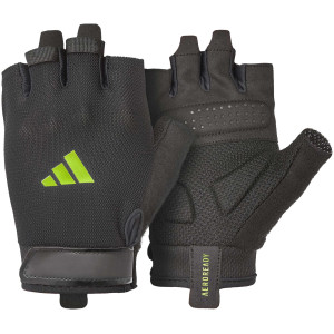 Рукавички для тренінгу Adidas Essential Training Gloves чорний, зелений Уні XS