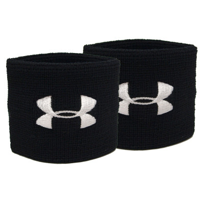 Напульсник Under Armour Performance Wristbands-BLK чорний Чол UNI