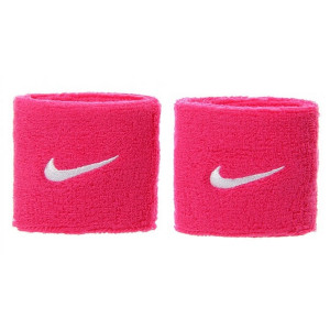 Напульсник Nike SWOOSH WRISTBANDS 2 PK VIVID PINK/WHITE рожевий Уні OSFM