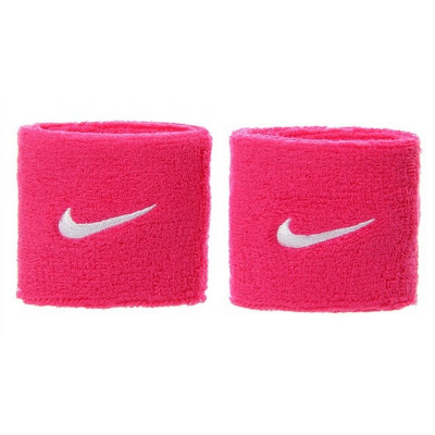 Напульсник Nike SWOOSH WRISTBANDS 2 PK VIVID PINK/WHITE рожевий Уні OSFM
