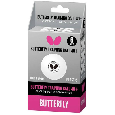 М'ячі для настільного тенісу Butterfly R40+ 1* (6шт.)