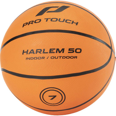 М'яч баскетбольний PRO TOUCH Harlem 50 чорно-помаранчовий Уні 7