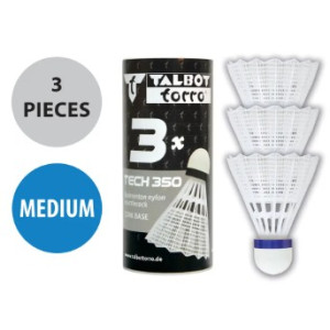 Волани Talbot Tech 350 Shuttle white, MEDIUM 3шт. (479112)