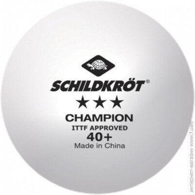 М'ячі Donic Champion 40+ 3* white поштучно