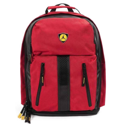Рюкзак Nike JDN MOTO BACKPACK красный, черный Дет 48х32х23см