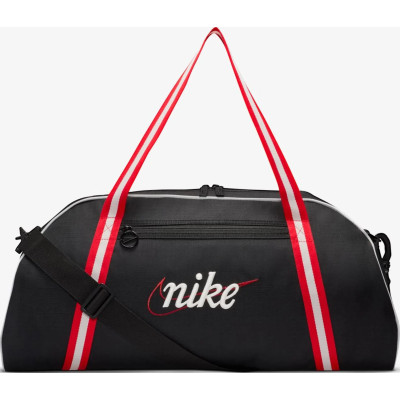 Сумка Nike W NK GYM CLUB - RETRO 24L чорний, білий, червоний Жін 33 x 51 x 23 см (DH6863-015)