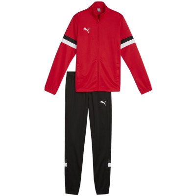 Костюм спортивний PUMA teamRISE Tracksuit Jr червоний, чорний Діт 176 см