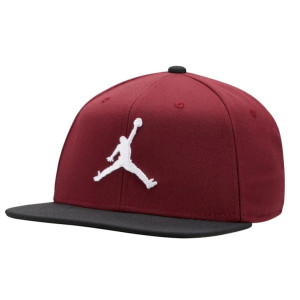 Кепка Nike JORDAN PRO JUMPMAN SNAPBACK темно-червоний, чорний, білий Уні MISC