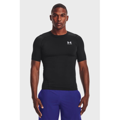 Футболка Under Armour HG Armour Comp SS чорний 3XL (1361518-001)