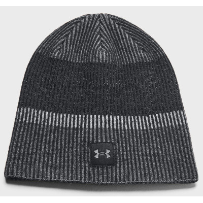 Шапка Under Armour Launch Reflective Beanie чорний Уні OSFM