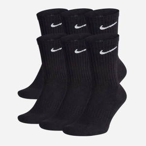 Шкарпетки Nike U NK ED PLS CSH CRW 6PR - 132 чорний Чол 46-50