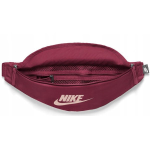 Сумка на пояс Nike NK HERITAGE WAISTPACK - FA21 бордовий Уні 41х10х15см