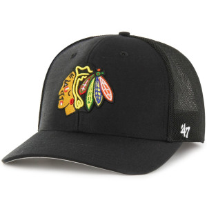 Кепка-тракер 47 Brand CHICAGO BLACKHAWKS TROPHY чорний Уні OSFA