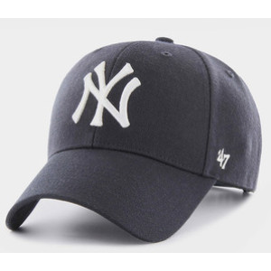 Кепка 47 Brand MLB NEW YORK YANKEES темно-синій, білий Уні OSFA