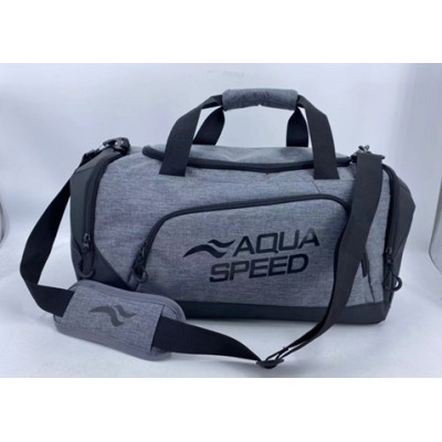 Сумка Aqua Speed Duffel bag L 60151 43L сірий, чорний Уні 55x26x30см