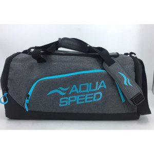 Сумка Aqua Speed Duffel bag L 60150 43L сірий, блакитний Уні 55x26x30см