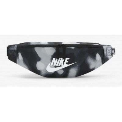 Сумка на пояс Nike NK HERITAGE WAISTPCK - ACCS PR сірий, білий 41 x 10 x 15 см (DR6250-010)