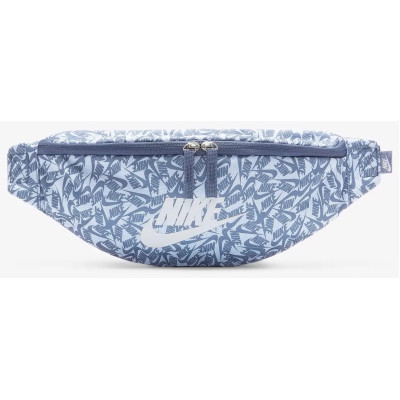 Сумка на пояс Nike NK HERITAGE WAISTPCK - ACCS PR блакитний, білий Уні 41 х 10 х 15 см