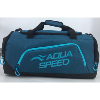 Сумка Aqua Speed Duffel bag S 61634 33L чорний, бірюзовий Уні 40x30x28 см