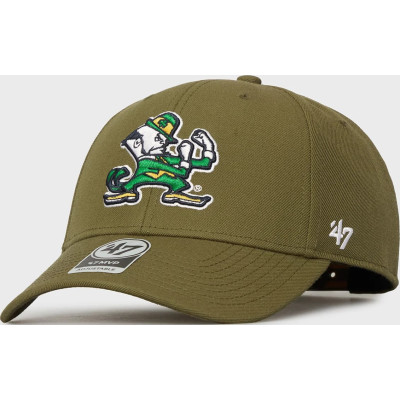 Кепка MVP 47 Brand NOTRE DAME FIGHTING IRISH зелений One Size (MVPSP1100WBP-SW)
