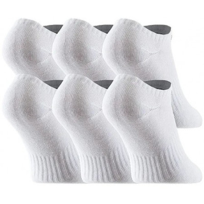 Шкарпетки Nike U NK EVERYDAY LTWT NS 6PR 132 білий Уні 46-50