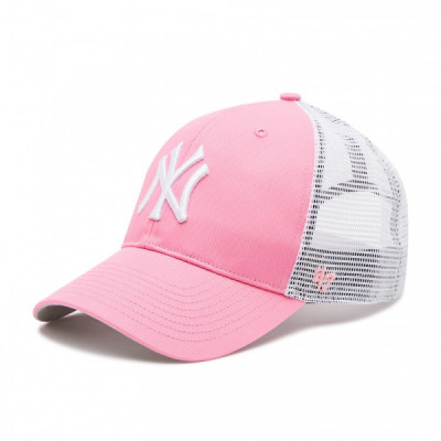 Кепка-тракер 47 Brand NY YANKEES ROSE BRANSON MESH рожевий, сірий Уні OSFA