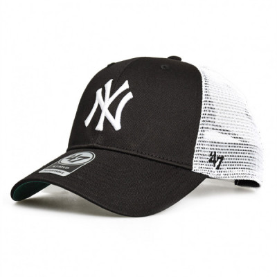 Кепка-тракер 47 Brand NEW YORK YANKEES чорний, білий Уні OSFA