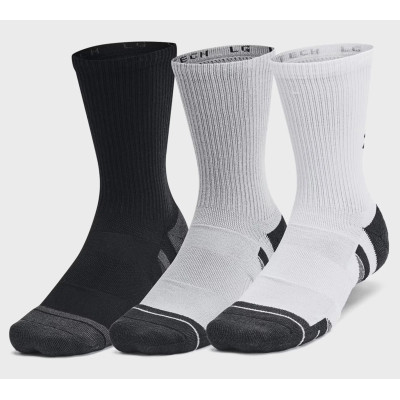 Шкарпетки Under Armour Unisex Perf Tech 6pk Crew чорний, сірий, білий Уні XL