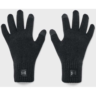 Рукавички Under Armour Halftime Gloves чорний, сірий Чол S/M