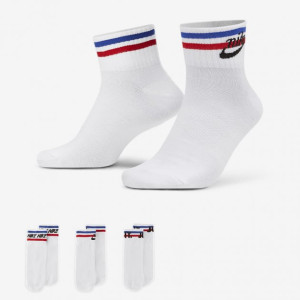 Шкарпетки Nike U NK NSW EVERYDAY ESSENTIAL AN 3PR білий Уні 46-50 (DX5080-100)