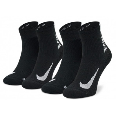 Шкарпетки Nike U NK MLTPLIER ANKLE 2PR - 144 чорний Уні 46-50