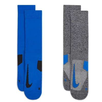 Шкарпетки Nike U NK MLTPLIER CRW 2PR - 144 Синій, сірий Уні 34-38