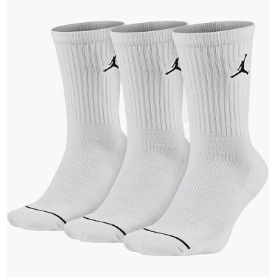 Шкарпетки Nike U J ED CUSH POLY CREW 3PR 144 білий Уні 34-38