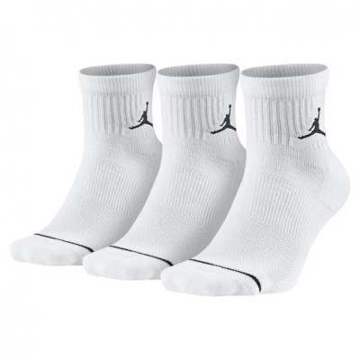 Шкарпетки Nike U J ED CUSH POLY ANKLE 3PR 144 білий Уні 46-50