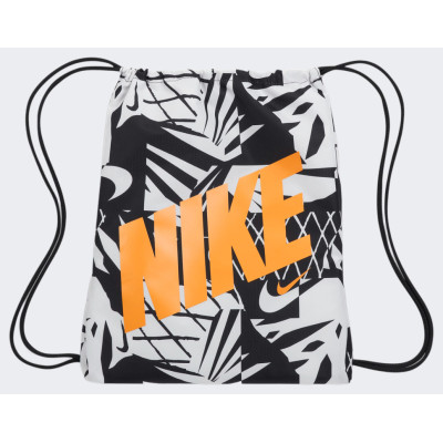 Мішок Nike Y NK DRAWSTRING - CAT AOP 1 чорний, білий, помаранчевий Діт 43 x 36 см