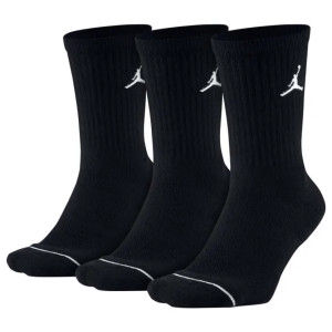 Шкарпетки NIKE U J ED CUSH POLY CREW 3PR 144 чорний Уні XL