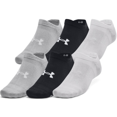 Шкарпетки Under Armour Essential No Show 6pk білий, чорний, сірий Уні XL