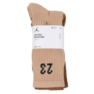 Шкарпетки Nike Nike U J ESSENTIAL CREW 3PR - 144 білий, коричневий, бежевий Уні 46-50