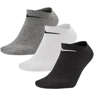 Шкарпетки Nike U NK EVERYDAY LTWT NS 3PR білий, сірий, чорний Уні 38-42