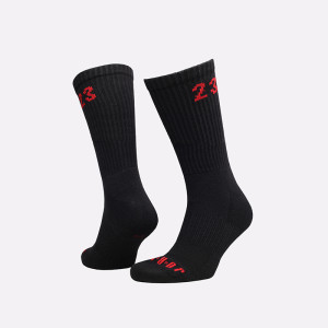 Шкарпетки Nike U JORDAN ESSENTIAL CREW 3PR чорний, червоний Уні 46-50
