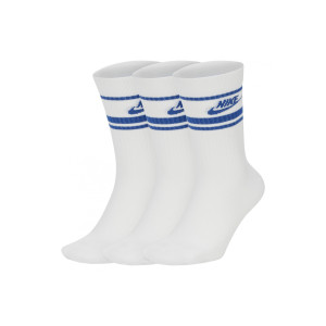 Шкарпетки Nike U NK NSW EVERYDAY ESSENTIAL CR 3PR білий, синій Уні 46-50