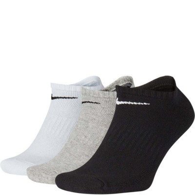 Шкарпетки Nike U NK EVERYDAY CUSH NS 3PR чорний, білий, сірий Уні 34-38