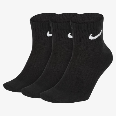 Шкарпетки Nike U NK EVERYDAY LTWT ANKLE 3PR чорний Уні 46-50