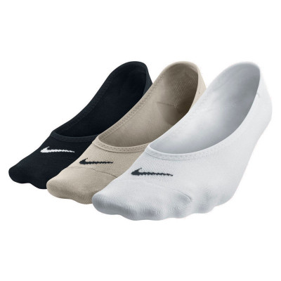 Шкарпетки Nike W NK EVERYDAY LTWT FOOT 3PR чорний, білий, бежевий Жін 34-38