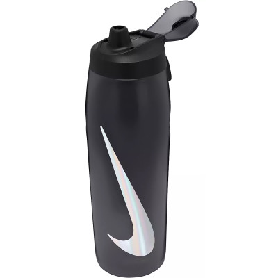 Пляшка Nike REFUEL BOTTLE LOCKING LID 32 OZ антрацит, чорний, сріблястий Уні 946 мл